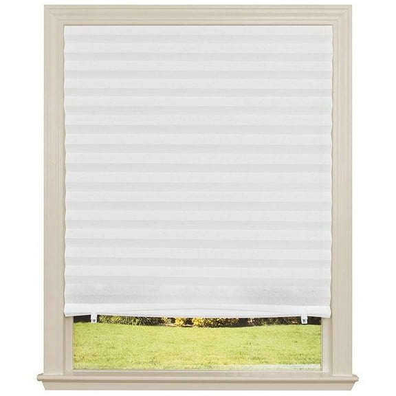 1Pc Shades Self-adhesive Half Windows Nonwoven Folding Curtain Bathroom Balcony Living Room Balcony Curtains Pleated Blinds