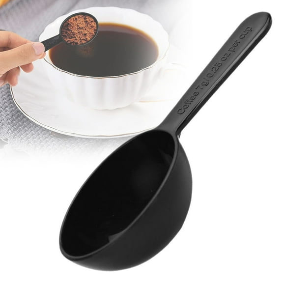1Pc Short Handle Measuring Spoons,Food-Grade Plastic Scoop for Dry & Liquid Ingredients,7g/0.25oz Per Cup,Mltipurpose Reusable Plastic Spoon Measuring Cup for Coffee Bean,Cereal Powder,Seed,Spices