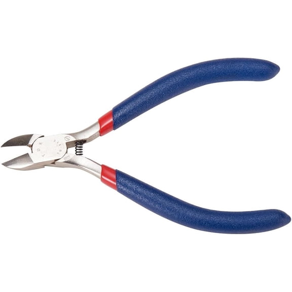 1Pc Side Cutting Pliers Carbon Steel Jewelry Making Tools Blue Side Cutter Wire Looping Plier 4.3 Inch Limited Warranty Blue