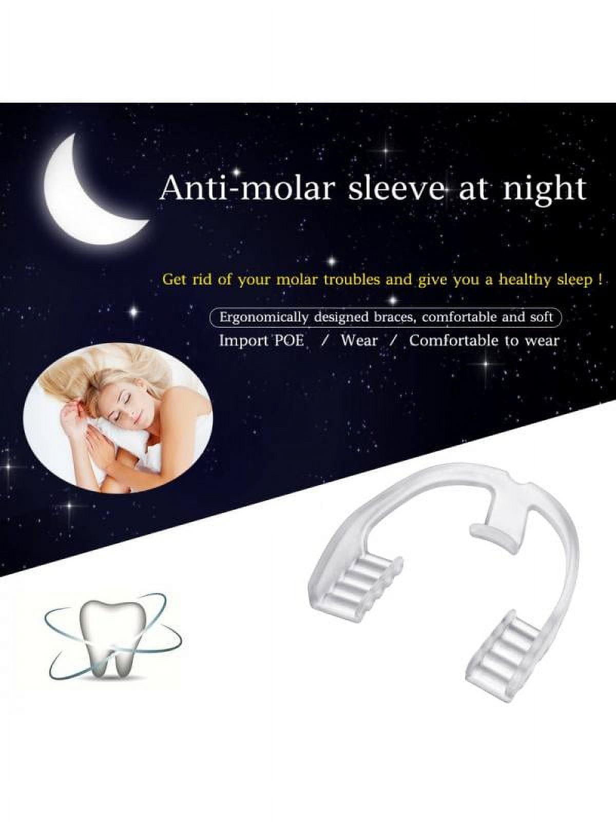1Pc Silicone Dental Mouth Guard Stop Teeth Grinding Bruxism Eliminate Clenching Sleep Aid High