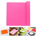 thumbnail image 1 of 1Pc Silicone Mats for Kitchen Counter,Non-Slip Waterproof Large Countertop Protector Mat,Heat Resistant Craft Mat, Silicone Thick Placemats Washable Silicone Mats for Dining Table Mat 15.74"X11.81", 1 of 9