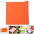 thumbnail image 1 of 1Pc Silicone Mats for Kitchen Counter,Non-Slip Waterproof Large Countertop Protector Mat,Heat Resistant Craft Mat, Silicone Thick Placemats Washable Silicone Mats for Dining Table Mat 15.74"X11.81", 1 of 9