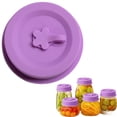 thumbnail image 1 of 1Pc Silicone Replacement Lids, Mason Jar Lids Covers with Straw Hole & Stopper Plug, Silicone Reusable Leak Proof Sealing Covers, Universal Fit for Regular Cups & Jars, Dual-sided Design, 1 of 7