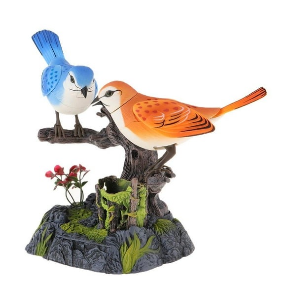 1Pc Simulated Chirping Realistic Sensor Singing Moving Toy