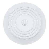 1Pc Sink Plug, Kitchen Round Silicone Sink Stopper White, Fdelink 15Cm Silicone Rubber Kitchen Strainer Stopper Water Drain Tub Cover Mat Ath Tub Stopper for Drain