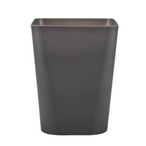 1Pc Small Premium Durable PlasticTrash Can, Rectangular Commercial Products Multi-Use Trash Can Office Wastebasket for Bedroom/Bathroom/Office, Fits Under Desk/Sink/Cabinet(Coffee,7.5x5.9x9.1")