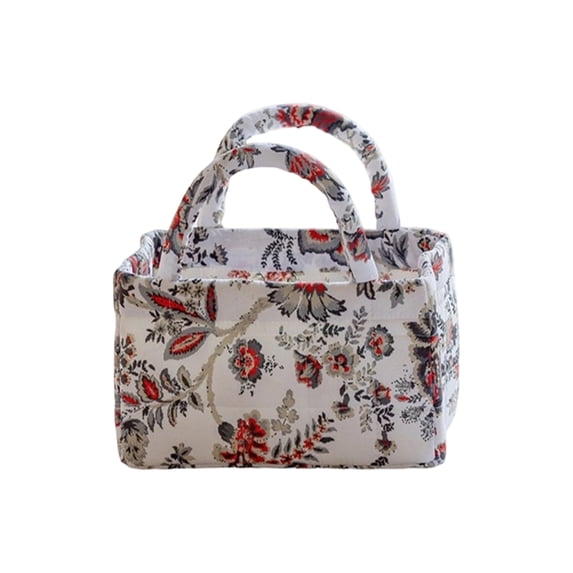 1Pc Small Size Home Fabric Storage Basket, Korean Style Farmhouse ...