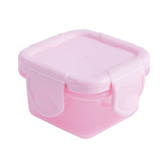 1Pc Small Storage Containers with Lids, 1Pc Airtight Plastic Food Storage Containers with Lids, Soup, Meal Prep Containers Stackable, Leakproof, Microwave oven/dishwasher Not Available