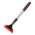 thumbnail image 1 of 1Pc Snow Removal Tool for Car SUV or Truck,Long Handle Windshield Scrapers with Foam Handles,Car Mounted Snow Shovel Plastic Cleaning Scraper,Scratch Free,Ice Scraper for Car Windshield,Red,15", 1 of 7
