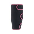 thumbnail image 1 of 1Pc Soccer Sports Shin Guard for Women Men Elastic Adjustable Compression Shin Sleeve Impact Resistant Anti Collision Calf Gear for Football Baseball Boxing Cycling Black & Pink, 1 of 5