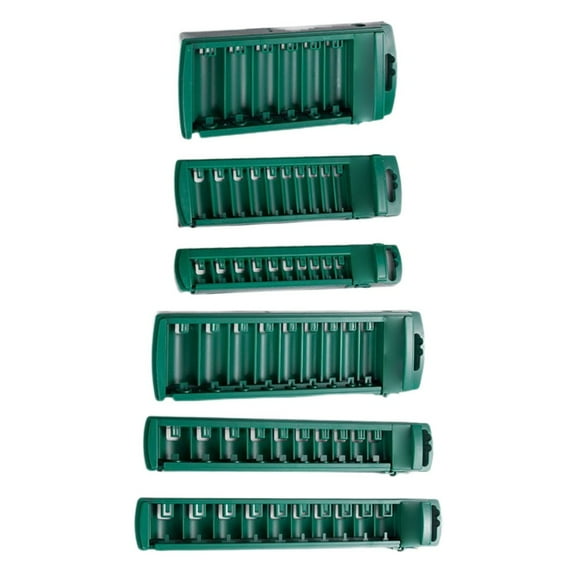 1Pc Socket Organizer Box 3/8 1/4 1/2Inch Drive Abs Plastic Socket Clip Rail Holder Socket Wrenches Holder For Tools Storage Long 9.5Mm