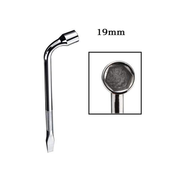 1Pc Socket Wrench 17/19/21mm 300mm Heavy Duty Hex Nut Bolt Socket Spanner 45#Stainless Steel For Car Wheel Repair Tool Hand Tool