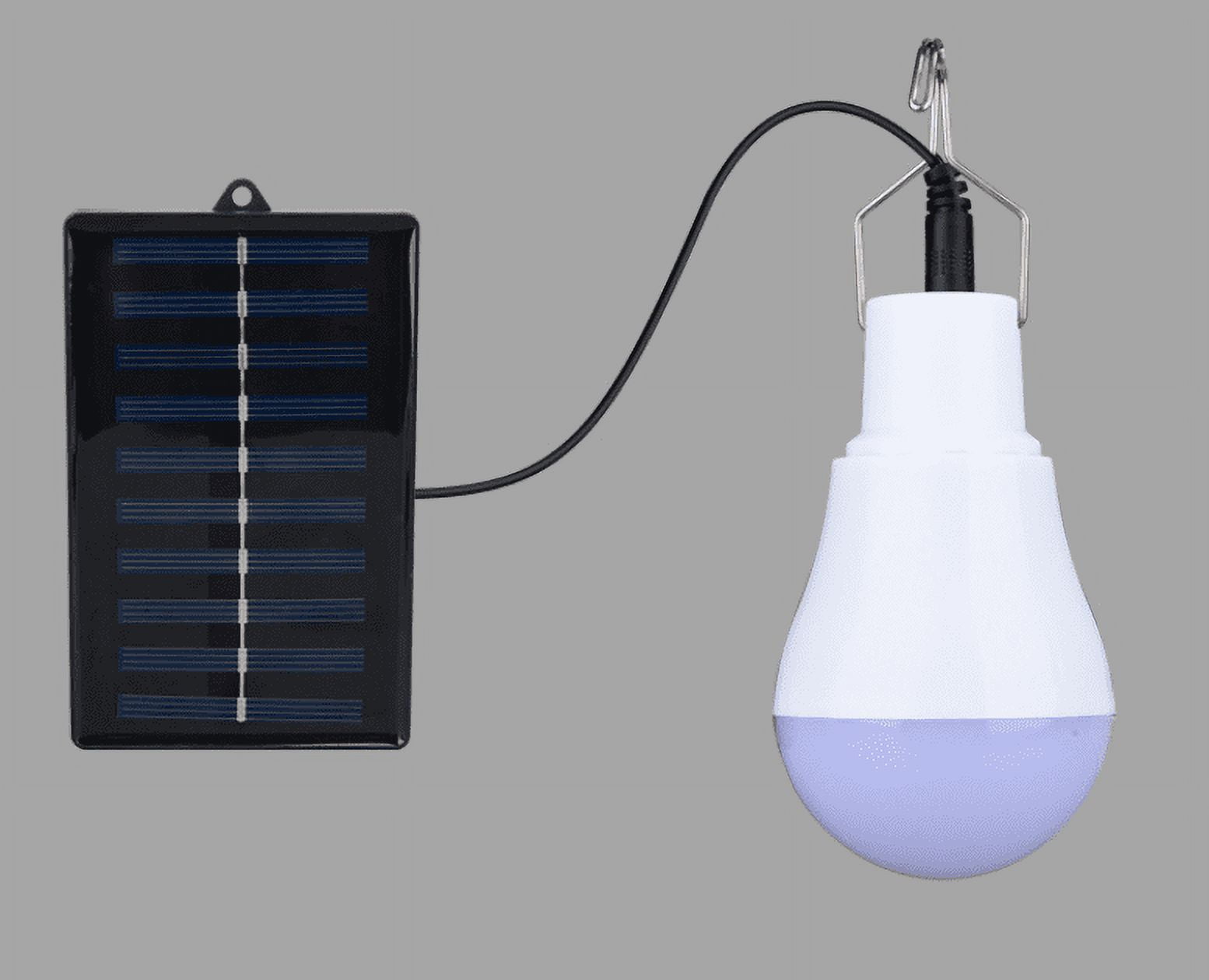 1Pc Solar Bulbs Lights Indoor Outdoor Energy Saving Bulb, for Garden Yard Pathway Garage Outdoor Indoor Home Chicken Coop Light, Solar LED Shed Light, Tent Camping Light