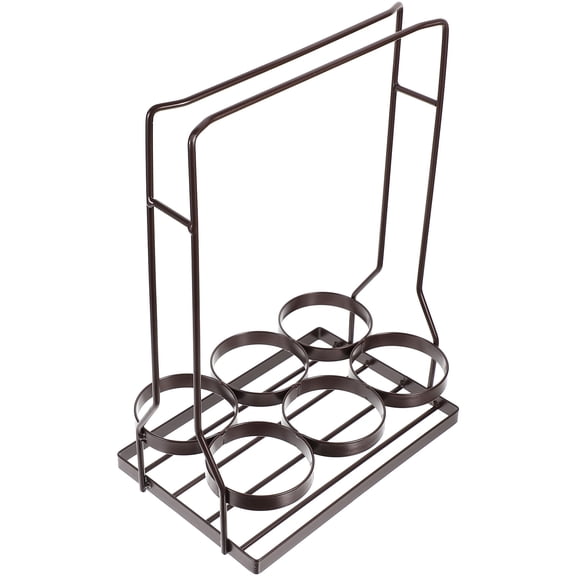 1Pc Solid Iron Wine Storage Rack with Smooth Bottom Wire for Stable Bottle Holding
