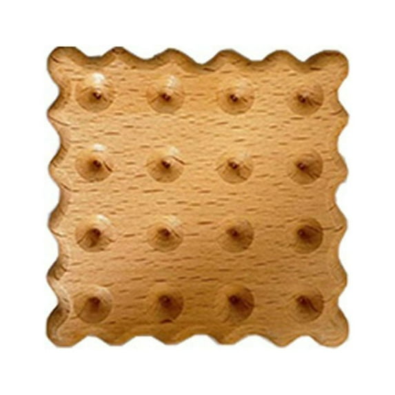 1Pc Solid Wood Biscuit Shaped Coaster Set Insulation Pad And Mat For Home Table Decoration And Accessories Gift For Friends