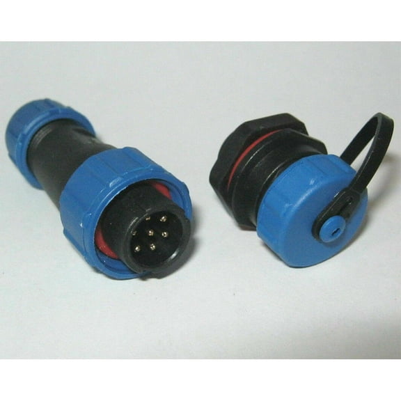 1Pc Sp16 Panel Ip68 Waterproof Plug and Socket Circular Connector 2,3,4,5,7,9Pin 4Pin
