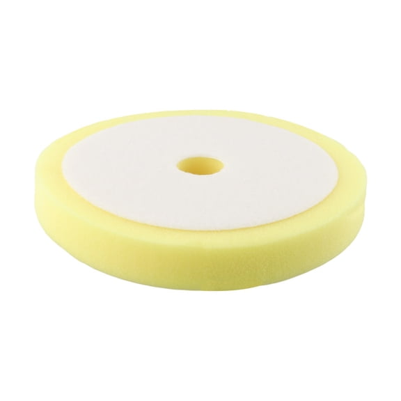 1Pc Sponge Buffing For Pads Foam Polishing For Pads Kit 7In Sanding Disc For Car Waxing yellow YIWEI