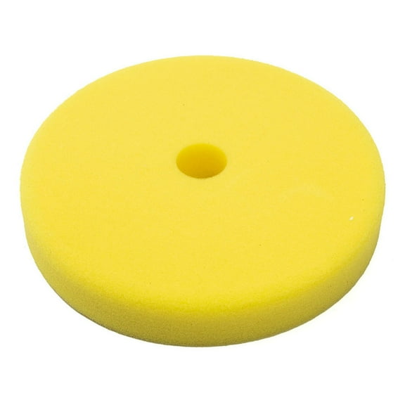 1Pc Sponge Buffing Pads Foam Polishing Pads Kit 5In Sanding Disc For Car Waxing Yellow