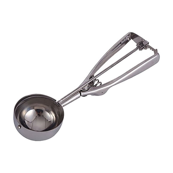1Pc Stainless Cookie Scoop,Ice Cream Scooper with Trigger Release,Stainless Dough Scoop Cupcake Scoop,Small/Medium/Large Stainless Tablespoon Dough Scoop for Melon Baller Baking Meatball Muffin,4.5cm
