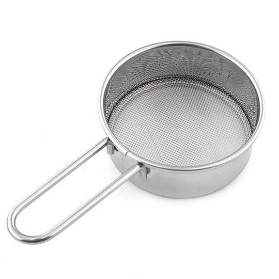 1Pc Stainless Steel Flour Sieves Mesh Screen Filters Baking Sifter With Handle Flour Strainer F&or Kitchen Accessories