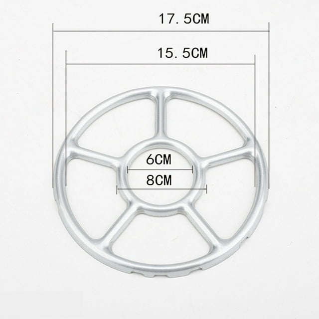 Gas Reducer For Coffee Pot, Cast Iron Universal Moka Pot Stand Gas Stove Trivet Milk Pot Holder Gas Hob Reducer For 4 Or 5 Feet Gas Cooker