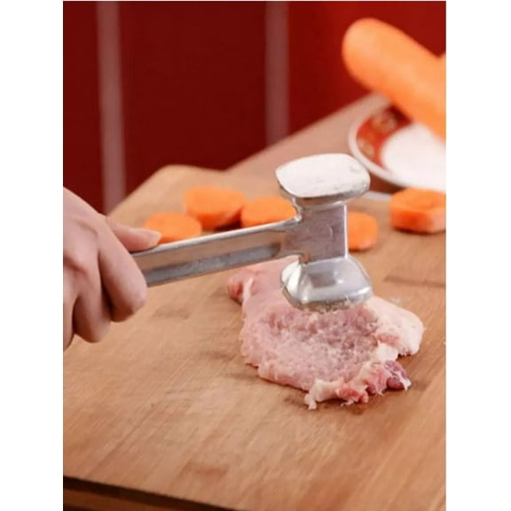 1Pc Stainless Steel Meat Hammer, Double Sided Steak Hammer For Kitchen - New
