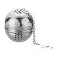 thumbnail image 1 of 1Pc Stainless Steel Mesh Tea Ball Tea Strainers Teas Infuser Strainer Filters for Teas Small Tea Egg-Shaped Steeper for One Cup Tea Filter Infuser for Loose Leaf Tea,Spices(Silver,1.6x1.6x1.6"), 1 of 8