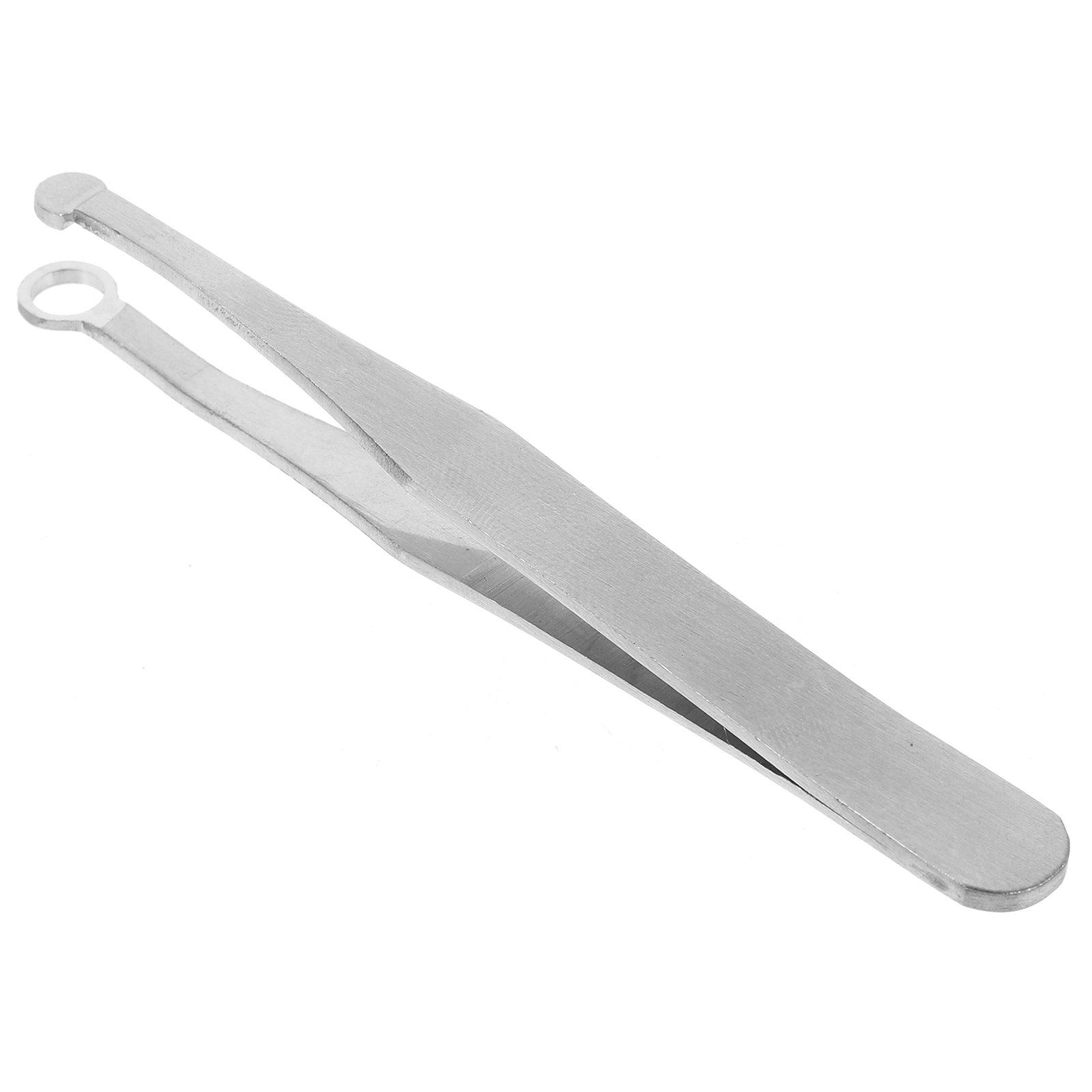 1Pc Stainless Steel Nasal Hair Tweezer Round Head Nasal Hair Eyebrow