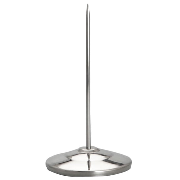 HOMEMAXS 1Set 6.1 x 3.1in Stainless Steel Bill Holder Receipt Stick for Organizing Checks and Receiving Subpoenas