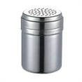 thumbnail image 1 of 1Pc Stainless Steel Salt and Pepper Shakers Bottle, Seasoning Spice Shaker with Lid, Metal Dredge Shaker for Powder Sugar Cooking Kitchen Baking Home Kitchen Restaurant Use(Silver,2.28x2.28x3.14"), 1 of 9