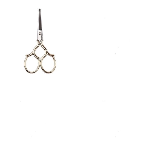 1Pc Stainless Steel Scissors Sewing Scissors Golden 97x47mm
