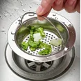 thumbnail image 1 of 1Pc Stainless Steel Sink Strainer Basket – Anti-Clog Drain Stopper For Kitchen, 1 of 5