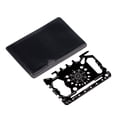 thumbnail image 1 of 1Pc Stainless Steel Wallet Multitool with 50 Multifunction Tools Including Ruler Protractor for Various Applications, 1 of 9