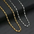 1Pc Stainless Steel Width 1.5/2/2.5/3/4mm Long Box Chain Necklace For