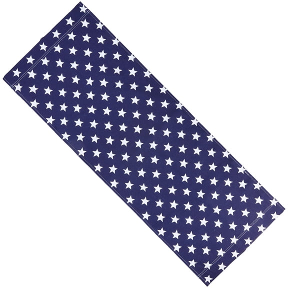 1Pc Star Pattern Chair Polycotton Cloth Beach Chair Cloth Replacement Supplies Medium Blue 1180x435x2mm