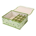 thumbnail image 1 of 1Pc Storage Box 600D Oxfords Cloth 13 Lattice Finishing Box Underwear Underwear Storage Box Bra Socks Foldable Underwear Storage Box Foldable Storage Bag Washable, 1 of 8