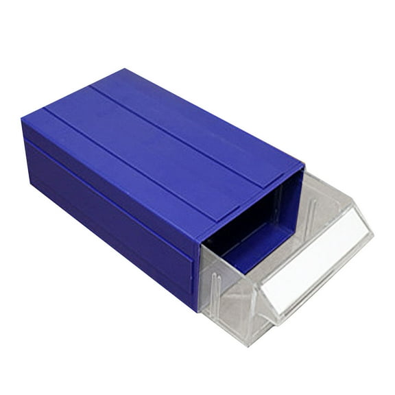 1Pc Storage Box, Stackable Plastic Thick Small Parts Cabinet Container Box Combined Drawer Storage Shelf - Home Organizer Supplies (Multi sizes, Multi color Optional)