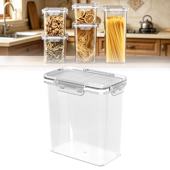 1Pc Storage Jar Storage Jar Plastic For Kitchen Pantry Fridge (F ...