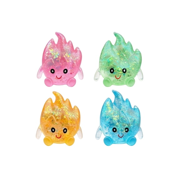 1Pc Stress Balls, Fun and Soft Squishy Toys, Cute Cartoon Squeeze Toys Giftable Stress Relief Toys for Adults,Random Color