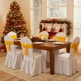 thumbnail image 1 of 1Pc Stretch Chair Bows,Chair Sashes,Valentine'S Day Decorations,Christmas Bow Chair,Tape For Holiday Party Decorations Dining Chair Backs,Tree, And Festive Home Decor(Chair Cover Not Included), 1 of 9