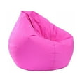 thumbnail image 1 of 1Pc Stuffed Animal Storage Bean Bag Chair cover (No Stuff) Rose Red, 1 of 6