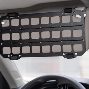 1Pc Sun Visor Tactical Molle Panel, Car Sunshade Visor Mounting Board With Multi - Functional Storage Design, For Off - Road Vehicles, Interior Modification, Car Accessories