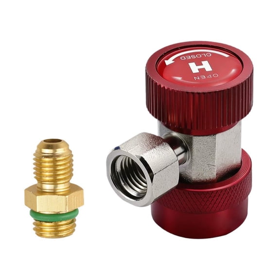 1Pc Superior Efficiency R134a Refrigerant Adapter Hose Fittings Automotive A/C Couplers Conversion Pressure Low Accessories High