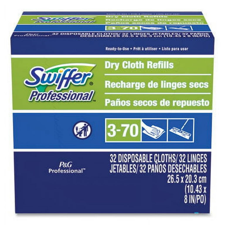 Swiffer Refill Cloth, Sold as 1 Box, 32 Each per Box