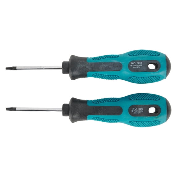 1Pc T6-For T10 Torx Screwdriver Magnetic Anti-Slip Handle Hand Repaire Tools 5.3Inch T8