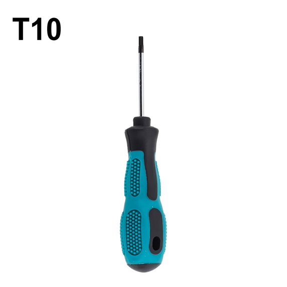 1Pc T6-For T10 Torx Screwdriver Magnetic Anti-Slip Handle Hand Repaire Tools 5.3Inch T10 Smile Home