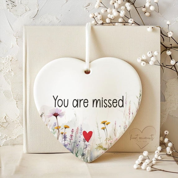 1Pc Thank You Gifts Never Forget The Difference That You Make Ceramic Ornament Keepsake Sign Heart Plaque Farewell Going Away Goodbye Appreciation Retirement Gifts for Women Men Coworker Boss Friend