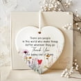 thumbnail image 1 of 1Pc Thank You Gifts Never Forget The Difference That You Make Ceramic Ornament Keepsake Sign Heart Plaque Farewell Going Away Goodbye Appreciation Retirement Gifts for Women Men Coworker Boss Friend, 1 of 7