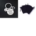 1Pc Thanksgiving Stainless Steel Pendant Keychain with Iron Findings ...