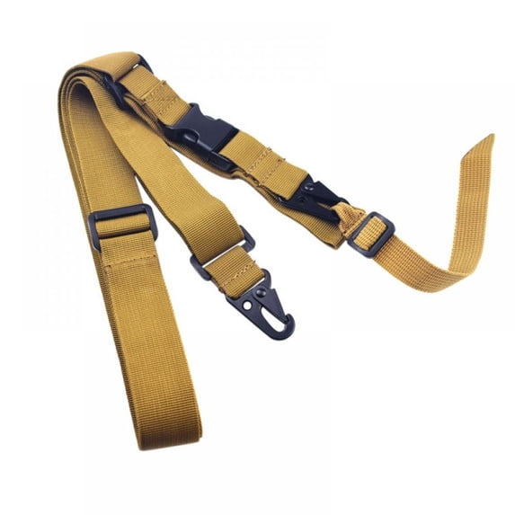 1Pc Three-point Multi-purpose Strap Diagonal Strap for Outdoor Camping Hiking Brown